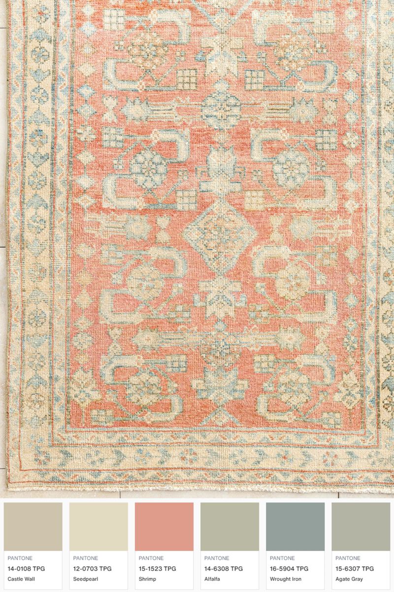 District Loom Vintage Persian Malayer runner rug-Tally