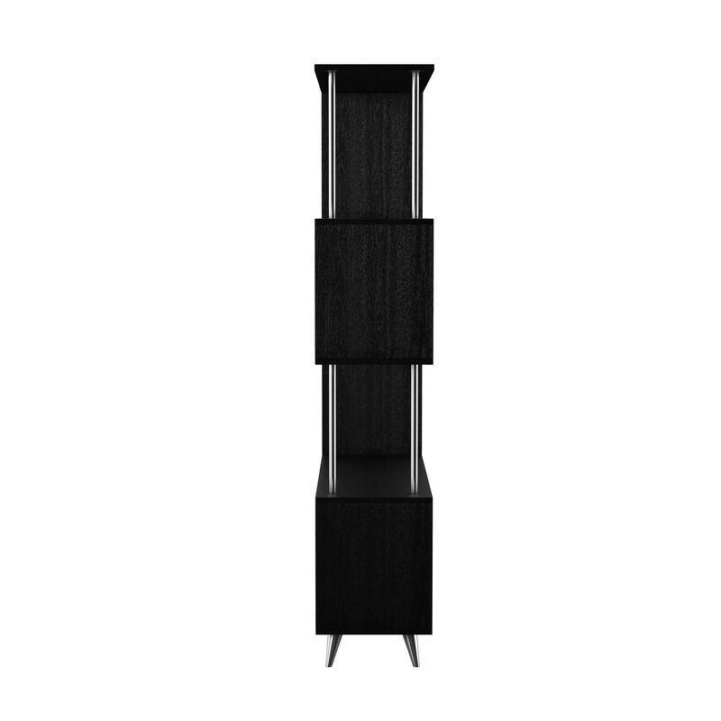 SEI Furniture Beckerman Asymmetrical Etagere - Black