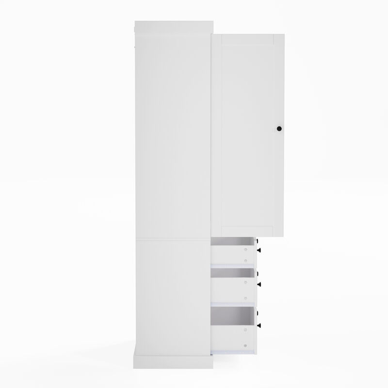 Merax Freestanding Tall Cupboard Storage Cabinet