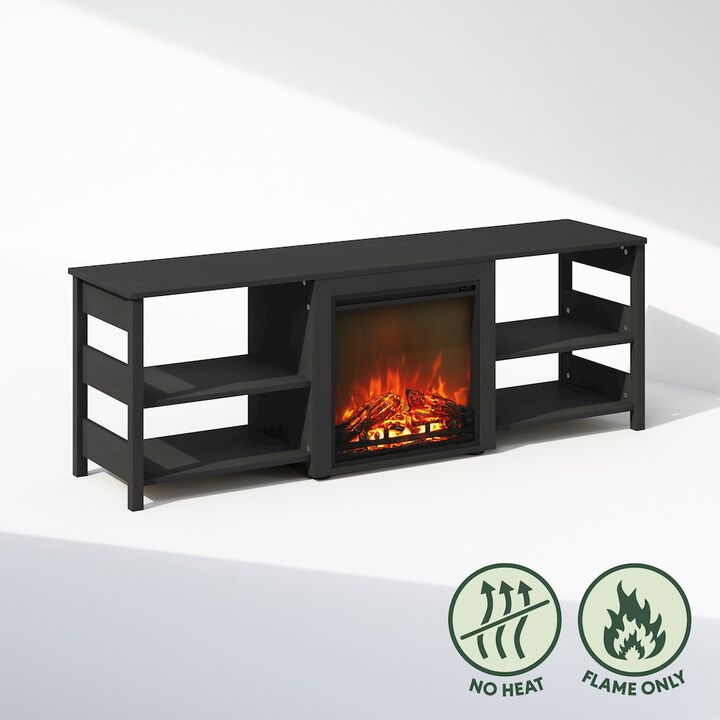 Electric Fireplace TV Stand, Entertainment Center for TV up to 70 Inch