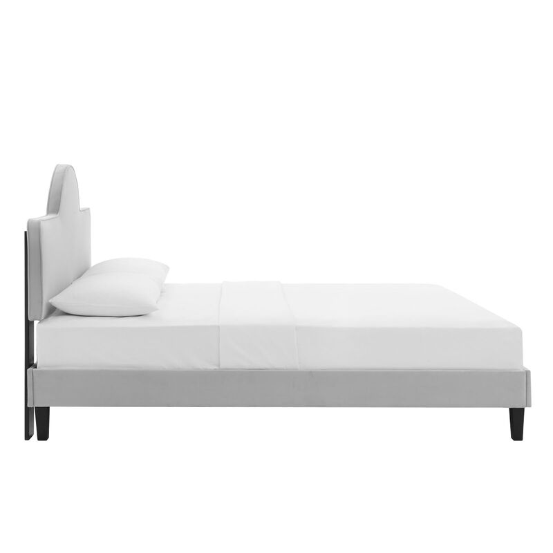 Soleil Performance Velvet Queen Bed