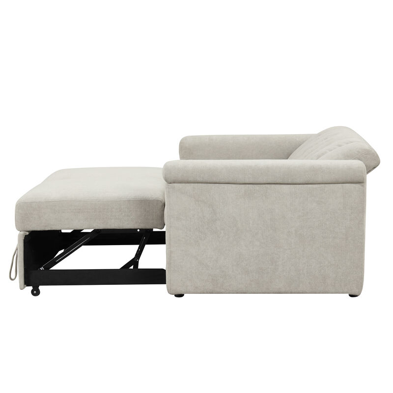 Merax Convertible Soft Cushion Sofa Pull Bed