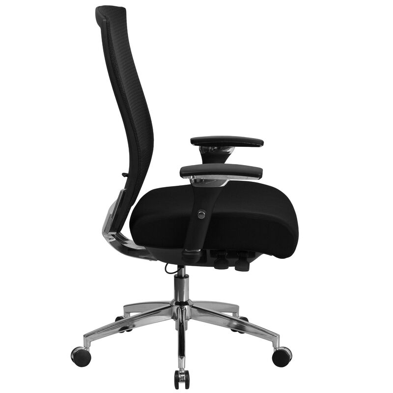 HERCULES Series 24/7 Intensive Use 300 lb. Rated Mesh Multifunction Ergonomic Office Chair with Seat Slider
