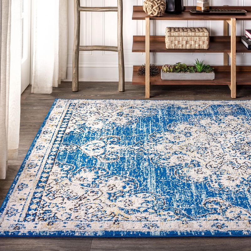 Leann Bohemian Flair Boho Vintage Medallion Area Rug