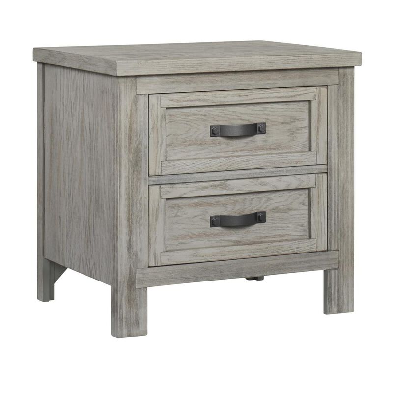 Soho Baby Hanover Nightstand Oak Gray