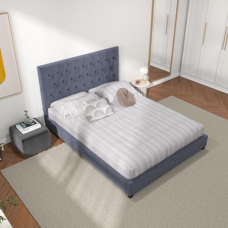 Ashcroft Furniture Co Donald Queen Upholstered Platform Bed