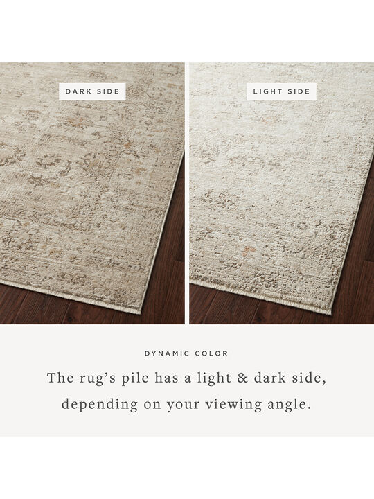 Sonnet SNN01 Sand/Taupe 18" x 18" Sample Rug