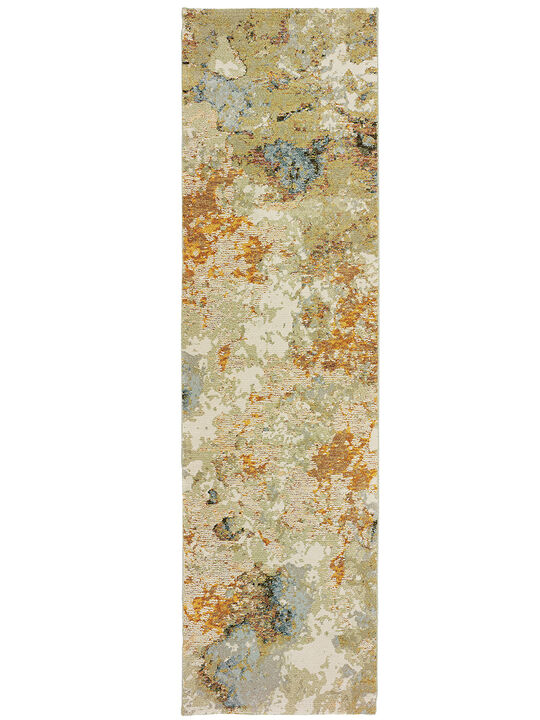 Evolution 2'3" x 8' Gold Rug