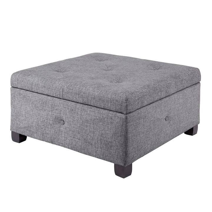 Belen Kox Button Tufted Storage Ottoman, Belen Kox