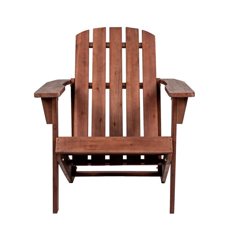 Westport Outdoor Patio Traditional Acacia Wood Adirondack Chair