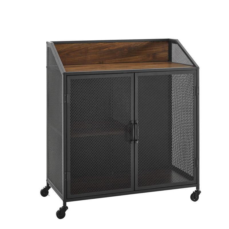 Belen Kox Entertainer's Bar Cabinet - Dark Walnut, Belen Kox