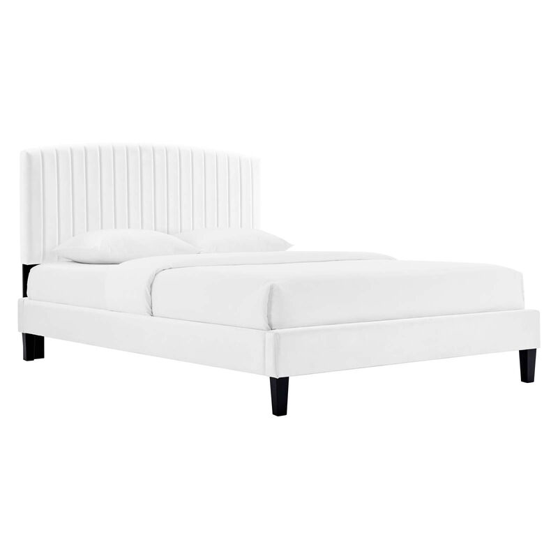 Modway - Alessi Performance Velvet Twin Platform Bed