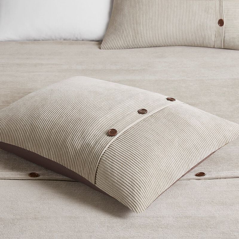 Gracie Mills Mary Plush Perfection: 5-Piece Corduroy Comforter Ensemble