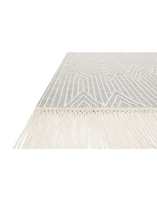 Newton NET02 Lt Grey/Ivory 2'3" x 3'9" Rug