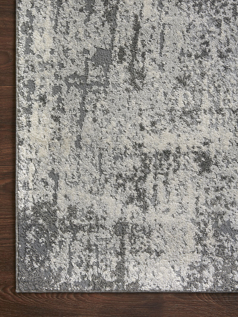 Austen AUS01 Pebble/Charcoal 18" x 18" Sample Rug