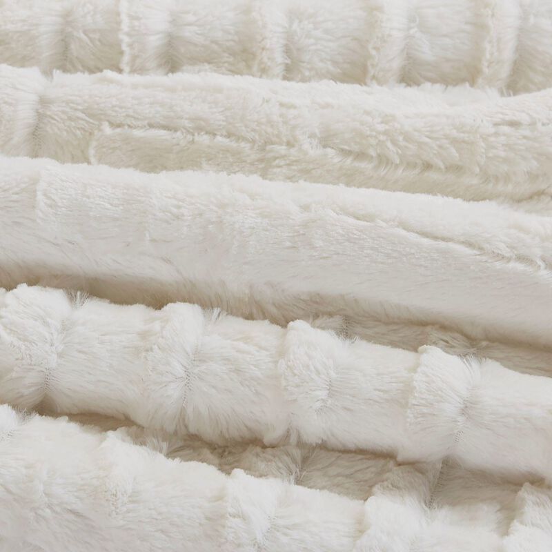 Gracie Mills Shearah Plush Faux Fur Down Alternative Comforter Set