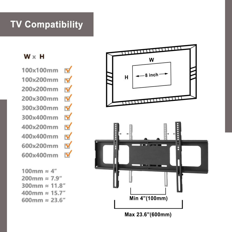 Black Multi-Function Angle And Height Adjustable Tempered Glass TV Stand