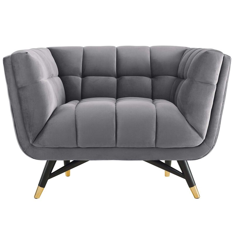 Adept Performance Velvet Armchair