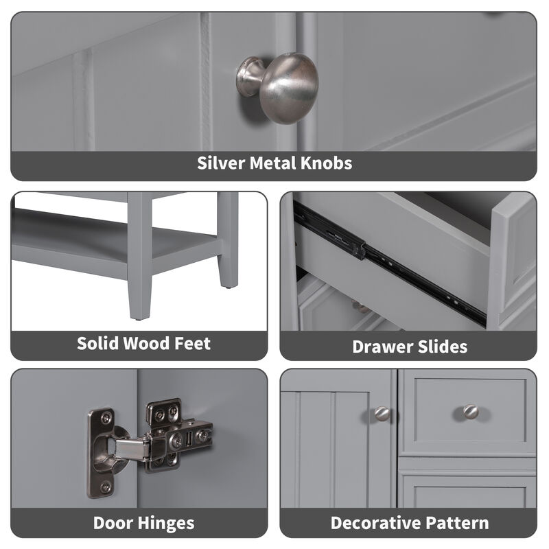 Merax 36" Bathroom Vanity Cabinet Base Only