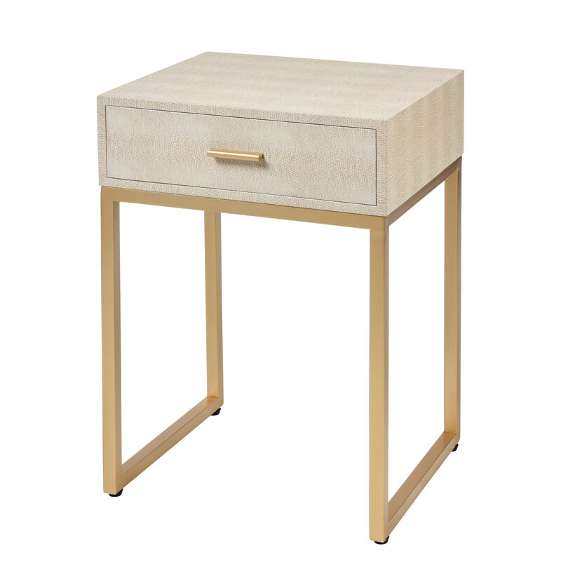 Les Revoires White Accent Table