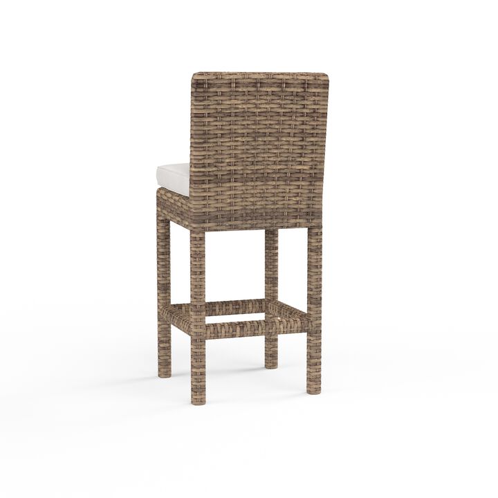 Havana Barstool in Canvas Flax w/ Self Welt