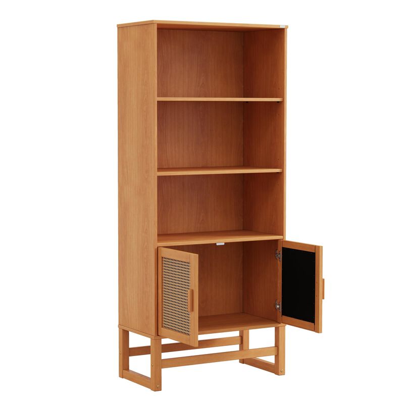 Talo 3 Shelf Bookcase with Closed Storage