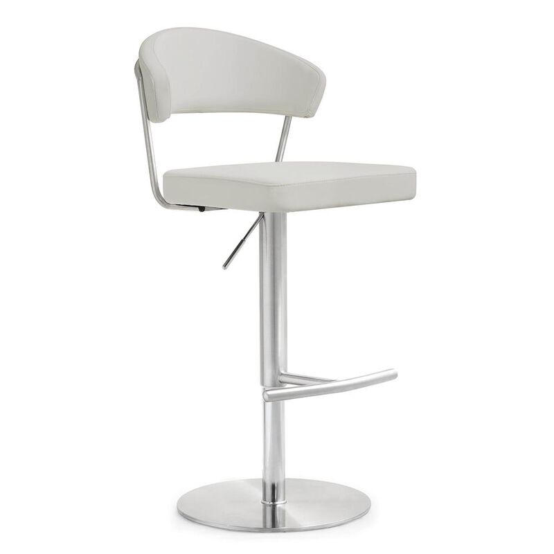 Belen Kox Contemporary Light Grey Barstool, Belen Kox