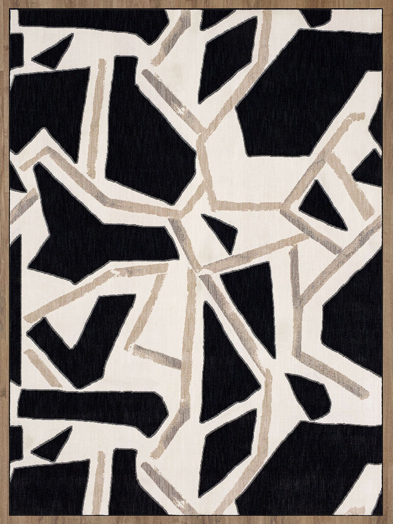 Rendition by Stacy Garcia Home Zagoria Soot 5' 3" X 7' 10" Rug