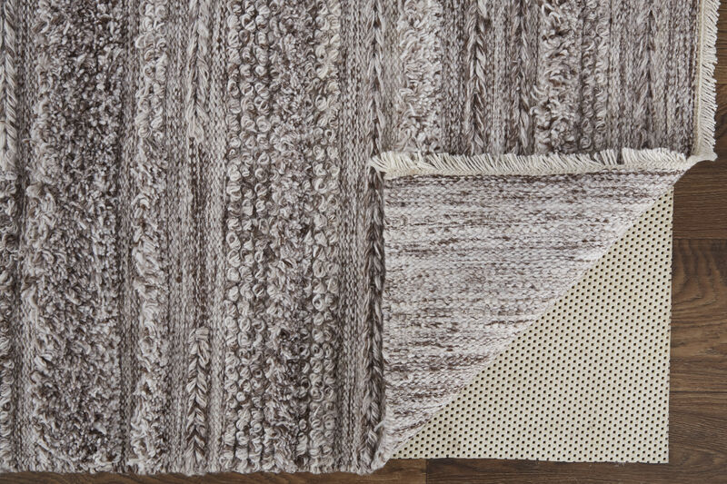 Alden 8637F Taupe/Brown/Ivory 5' x 8' Rug