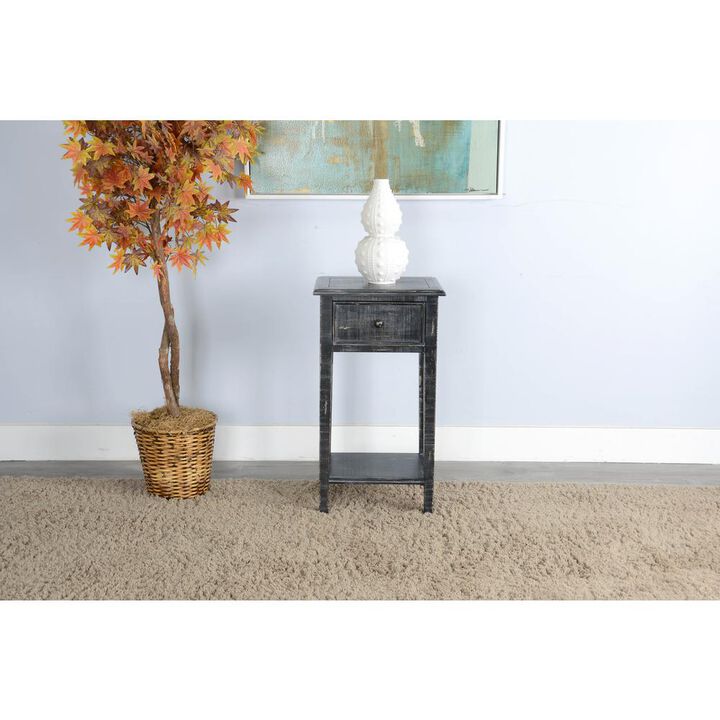 Sunny Designs Black Sand Side Table