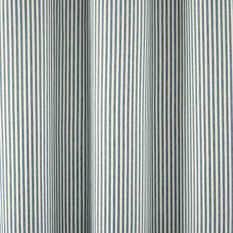 Farmhouse Vintage Stripe Yarn Dyed Cotton Shower Curtain