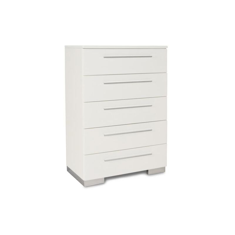 New Classic Furniture Furniture Sapphire Modern Solid Wood Chest in White