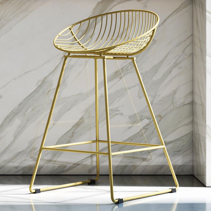 Ellis Wire Counter Height Bar Stool