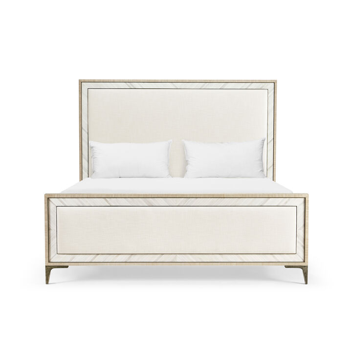 Tideline Bone & Linen King Upholstered Bed