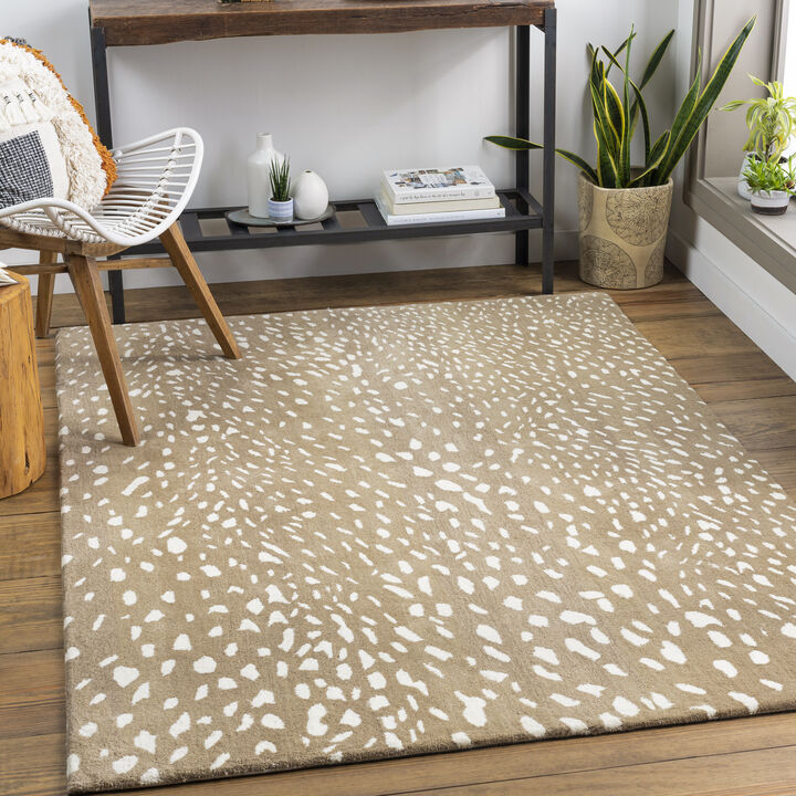 Athena ATH-5162 9'9' Square Brown Rug