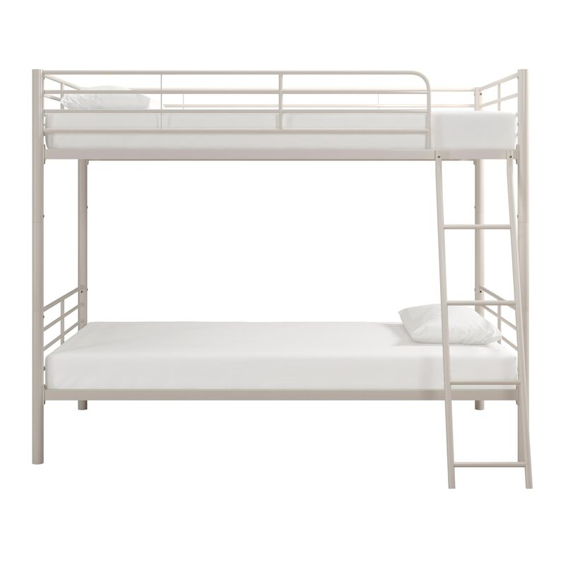 Daysi Convertible Twin over Twin Metal Bunk Bed