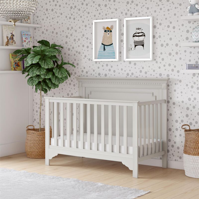 Heavenly Dreams Deluxe Dual 2-in-1 Baby Crib and Toddler Mattress