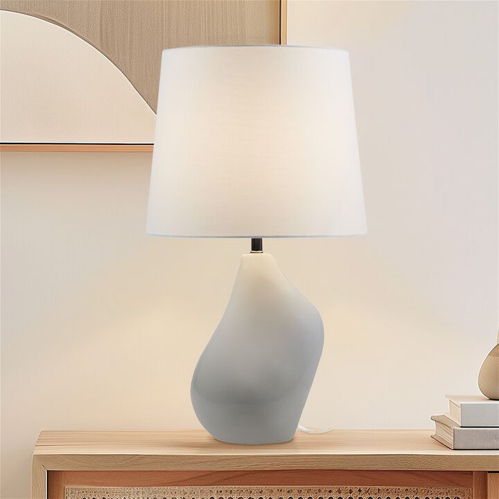 Gracie Mills Herrera Modern Asymmetrical Ceramic Table Lamp