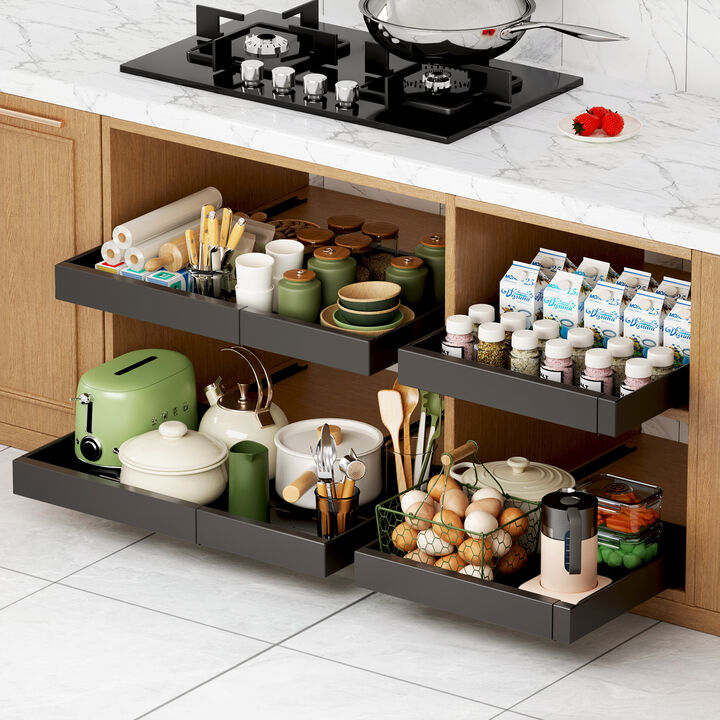 Mega Casa Adjustable Pull Out Drawer