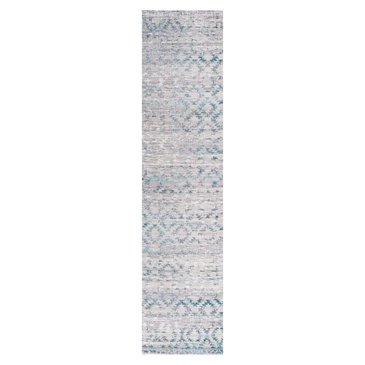 Ancient Faded Trellis Area Rug