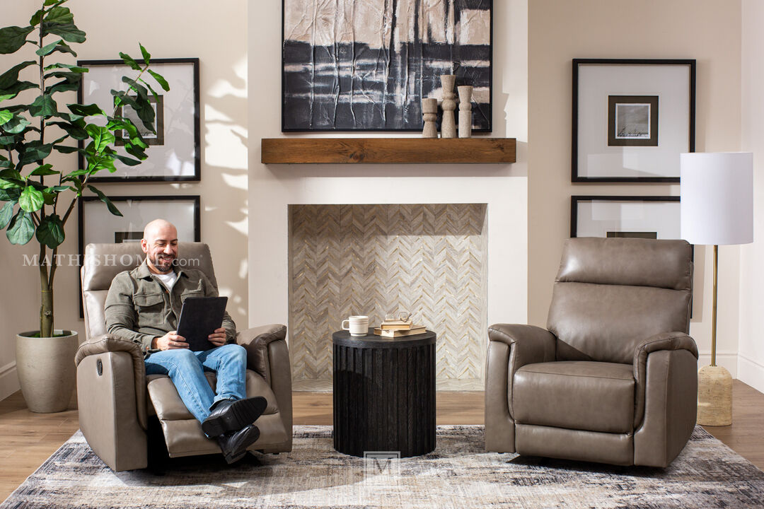 Mocha Glider Recliner