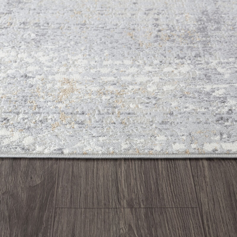 Pasargad Home Turkish Stella Design L. Grey Area Rug- 9' 6'' X 13' 6''