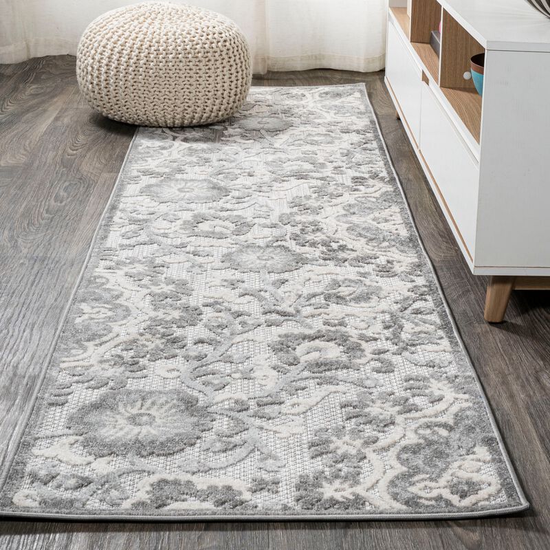 Lucena Modern Medallion High-Low Indoor/Outdoor Area Rug