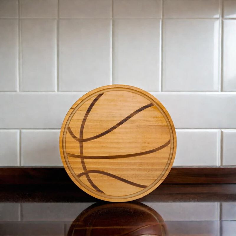 Basketball Wood Board - 13" Diameter