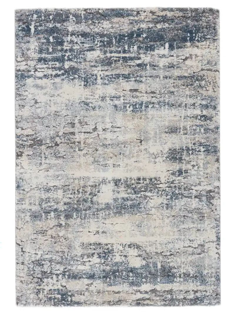 Ferris Benton Blue 3' x 10' Runner Rug