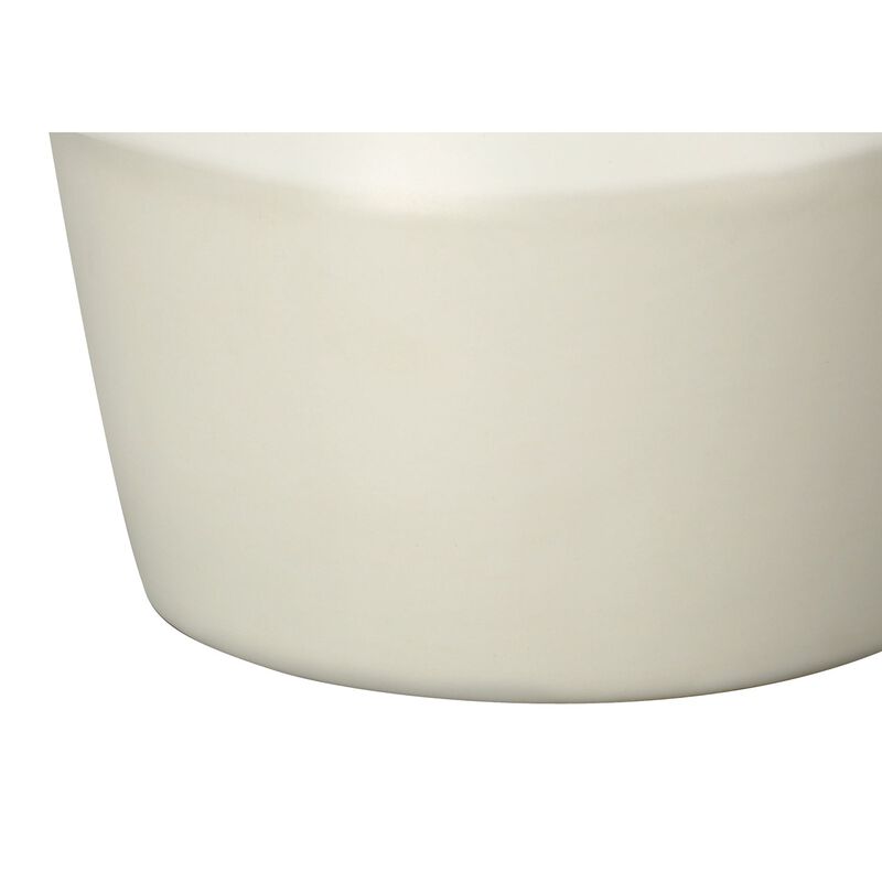 Monarch Specialties I 9740 - Lighting, 17"H, Table Lamp, Cream Ceramic, Ivory / Cream Shade, Modern