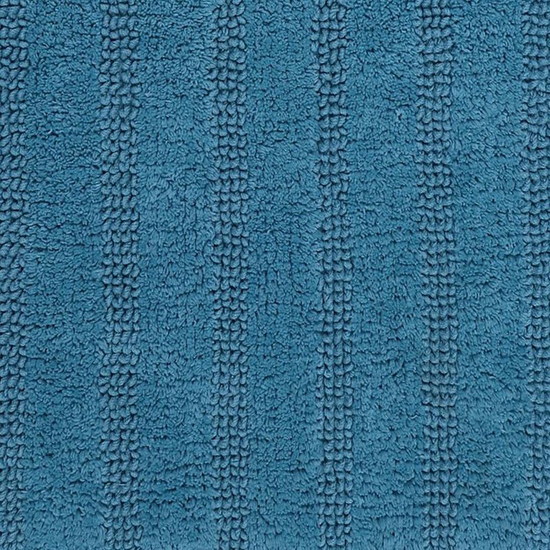 Knightsbridge Linear 220 GSF Reversible Bath Rug 20 x 30 - Aqua