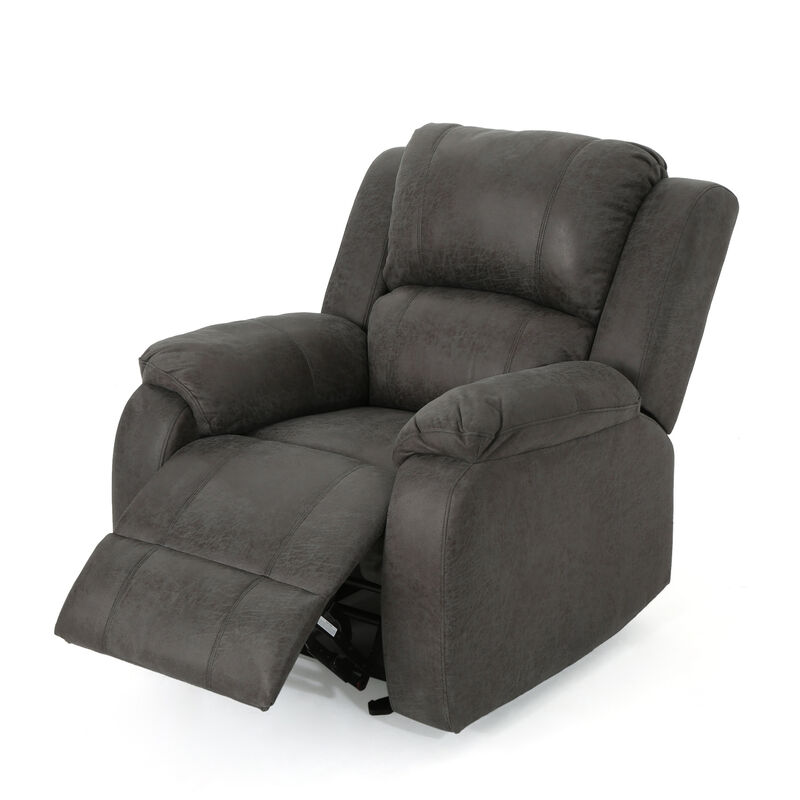 Merax Linen Fabric Manual Recliner Chair