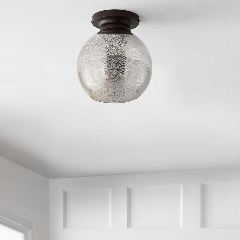 Atlas Metal/Glass LED Flush Mount