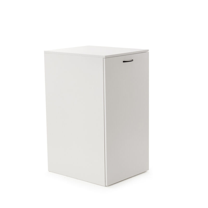 Yak About It� Hidden Laundry College Cabinet - White